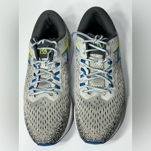 Men\'s Gray and Blue Running Shoes 361• sport main image 6